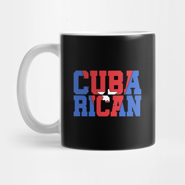 Cuba Rican Puerto Rican Cuban Heritage Flag by PuertoRicoShirts